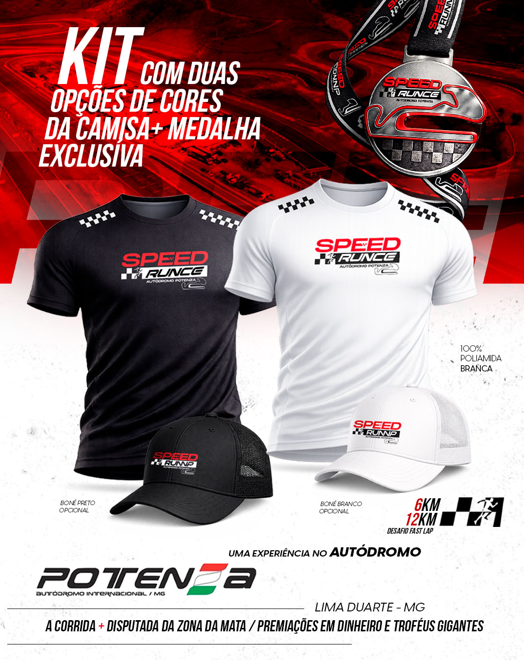 Kit do SPEED RUNCE 1º EDIÇÃO